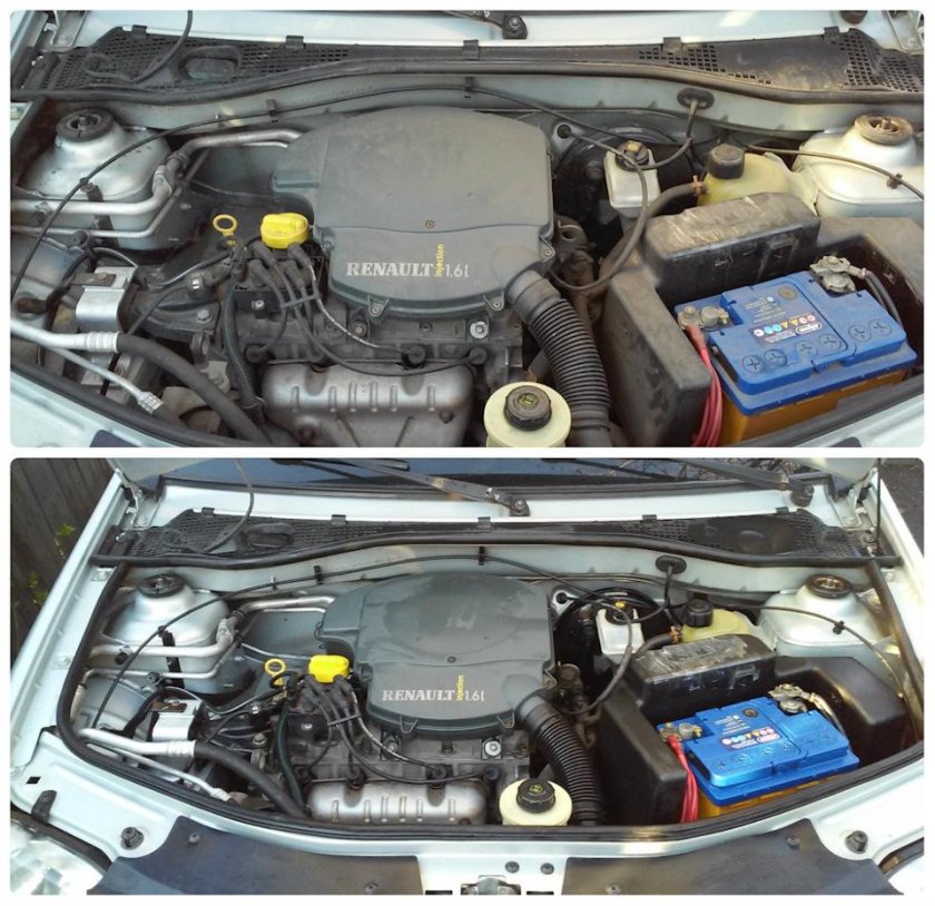 Рено Симбол 2 подкапотка