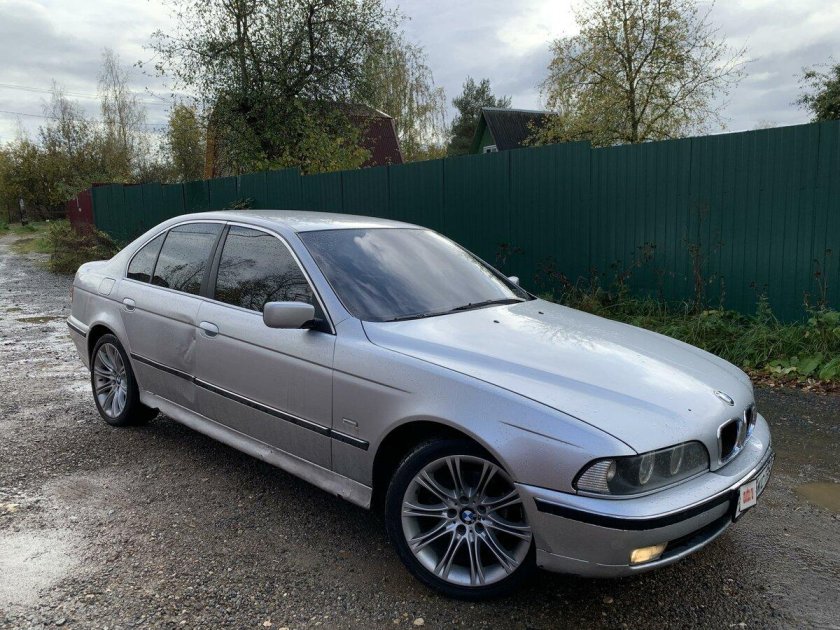Бмв 5 е39 серебристая