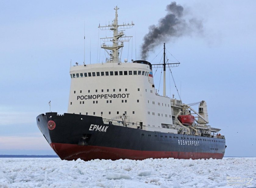 Ледокол Ермак 1974