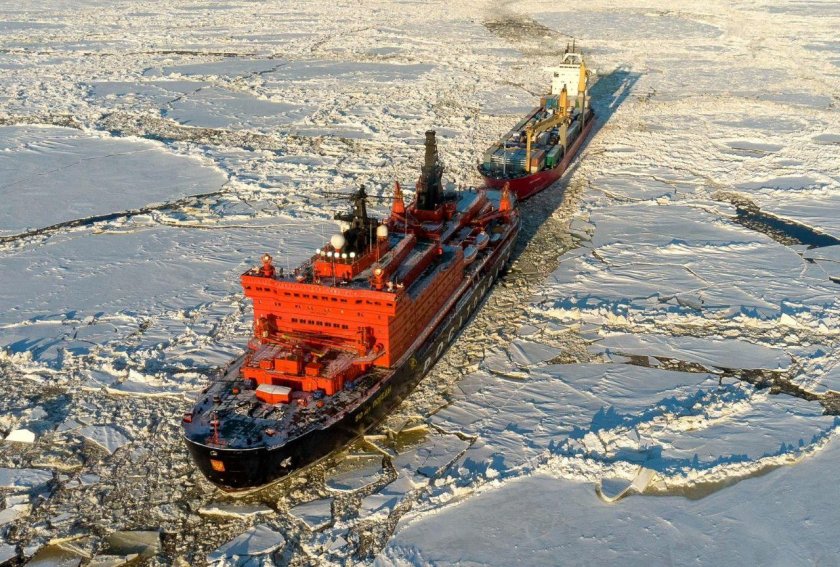 50 Лет Победы атомный ледокол