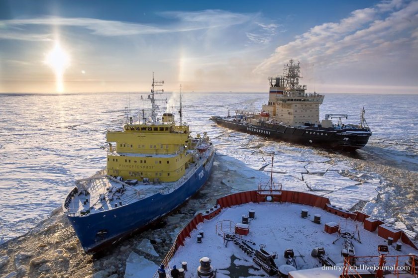 Северный морской путь ледокол Арктика