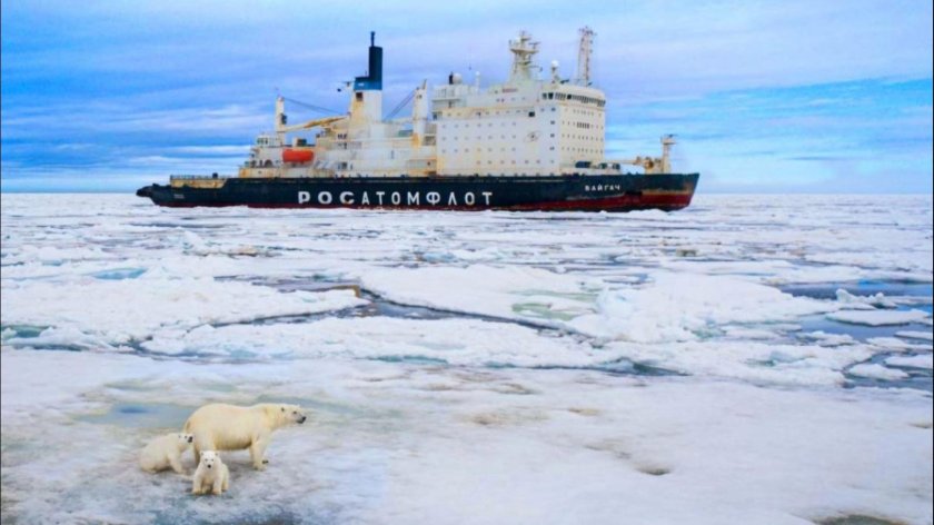 Вайгач атомный ледокол