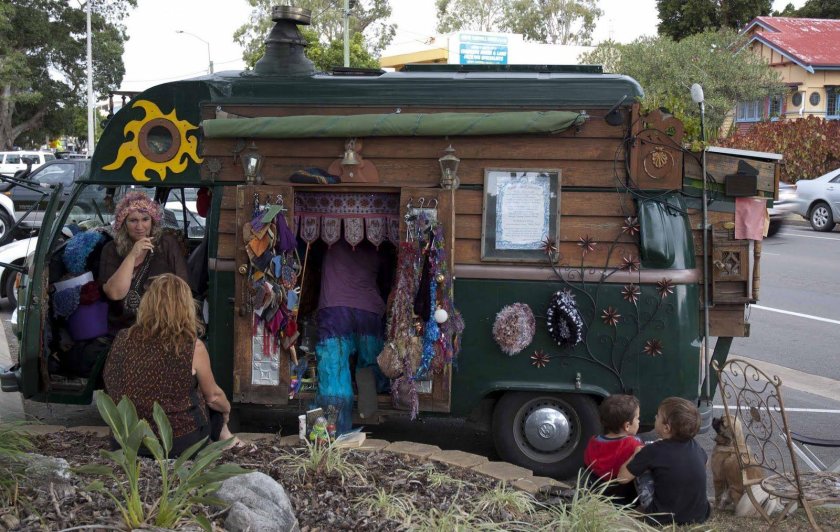 Дом на колесах хиппи