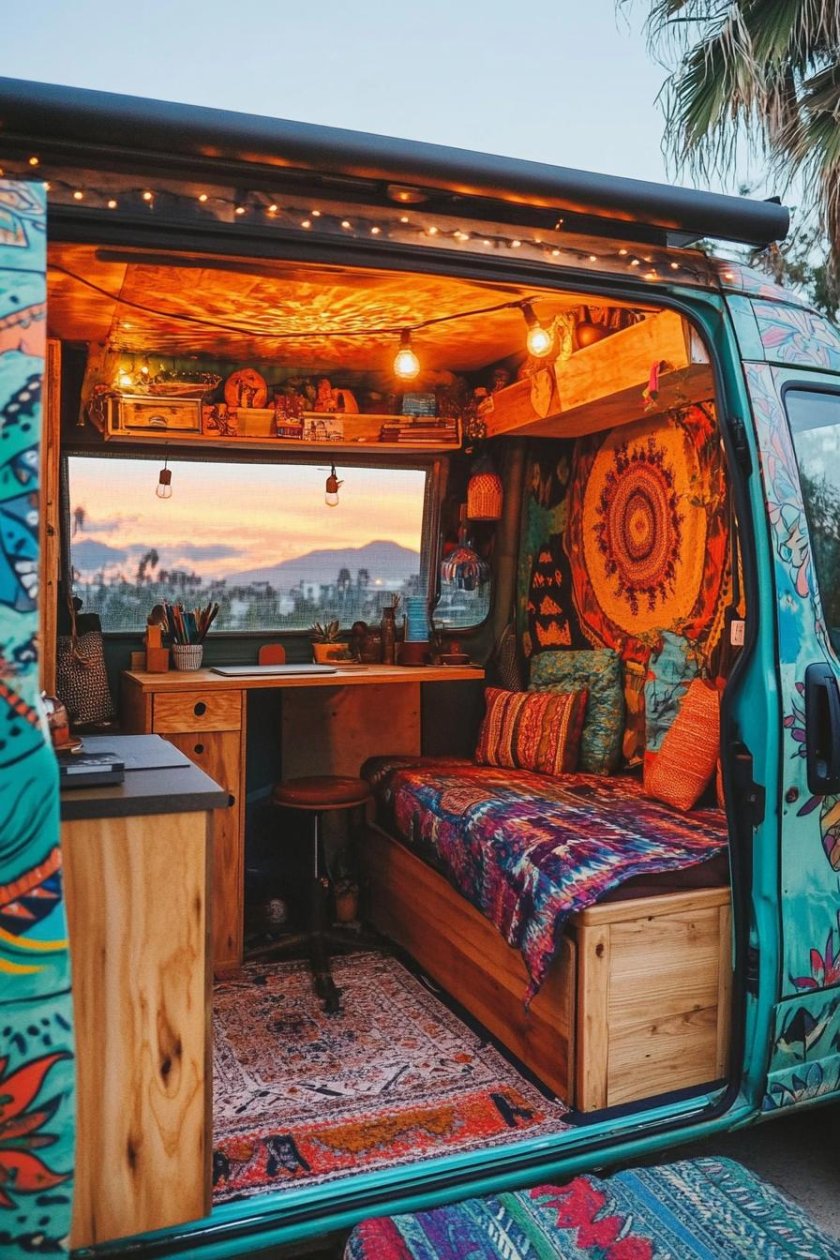 Hippie van