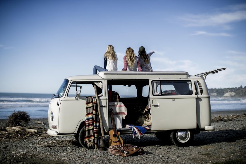 VW t2 хиппи