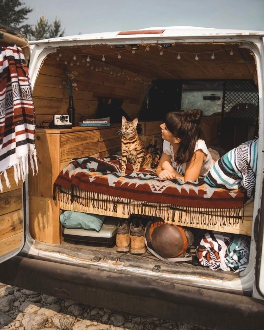 Vanlife хиппи