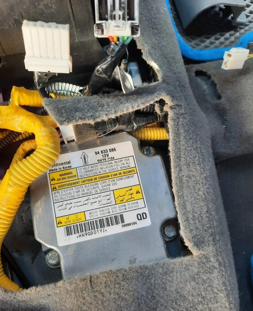 Блок подушки безопасности Шевроле Ланос