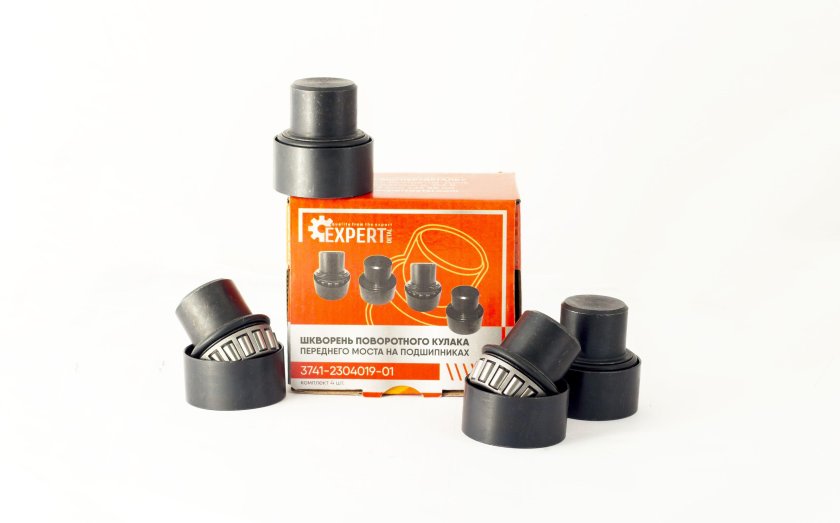 Шкворень УАЗ-452,469 Н/О на подшипниках (к-т 4 шт) "АВТОМАГНАТ" (3741-2304019-01)