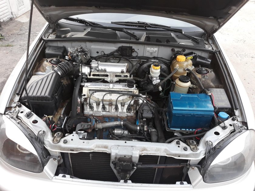 Подкапотка Ланос 1.5