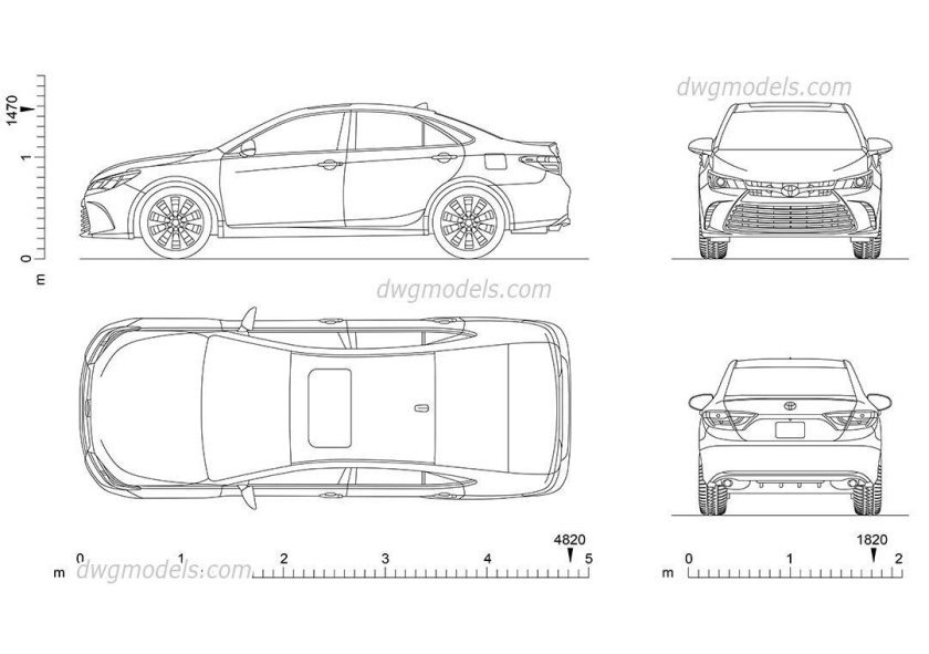 Nissan GTR r35 чертеж