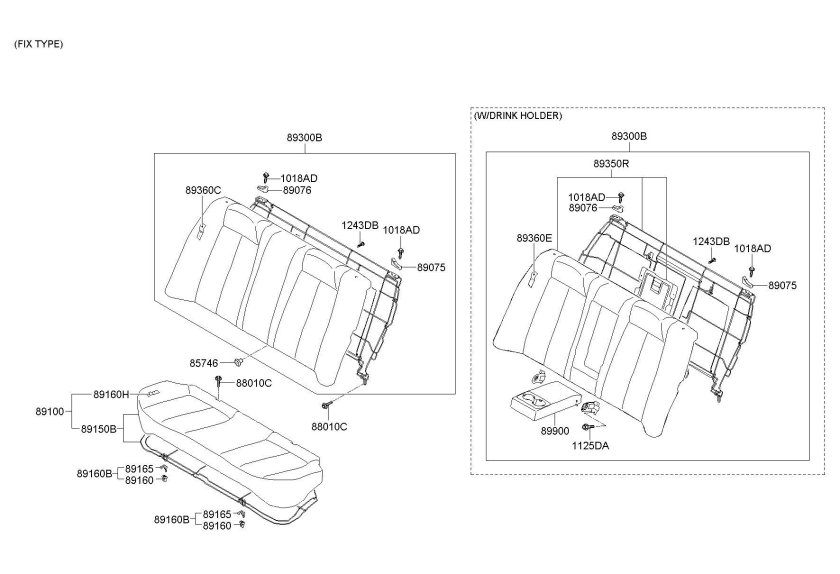 Размер задних сидений Хендай Солярис