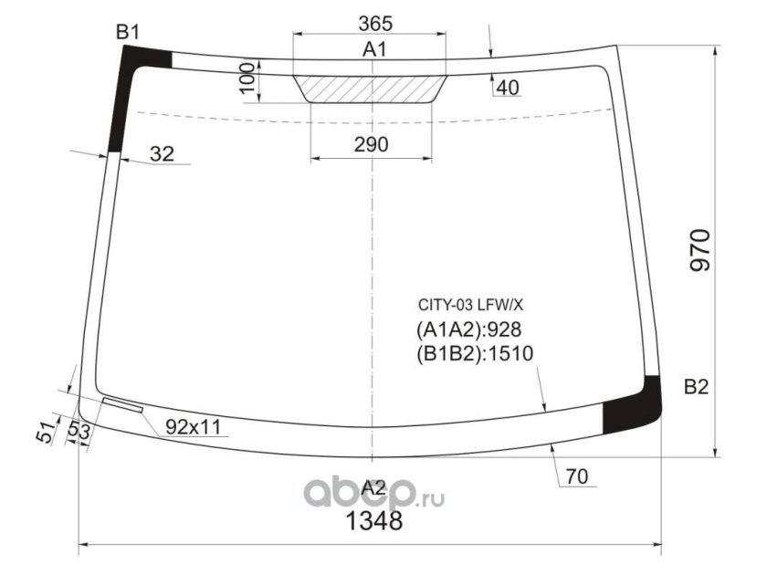 Лобовое стекло Хендай Элантра 2008