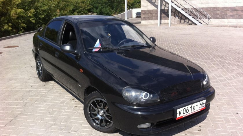 Шевроле Ланос 2008 черный