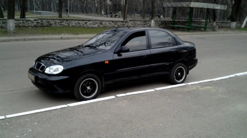 Шевроле Ланос 2008 черный