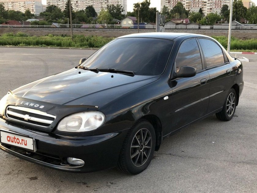 Шевроле Ланос 2008 черный