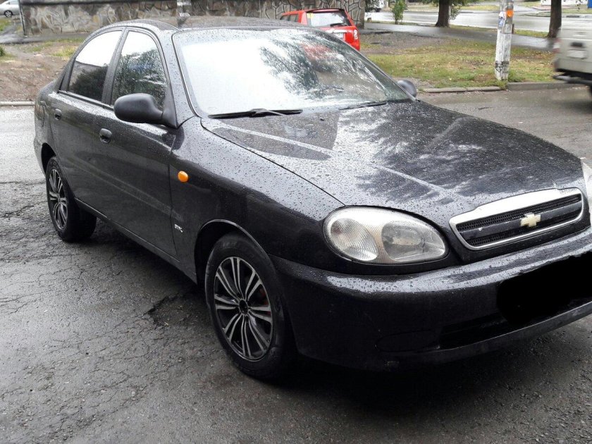 Шевроле Ланос 2008 черный