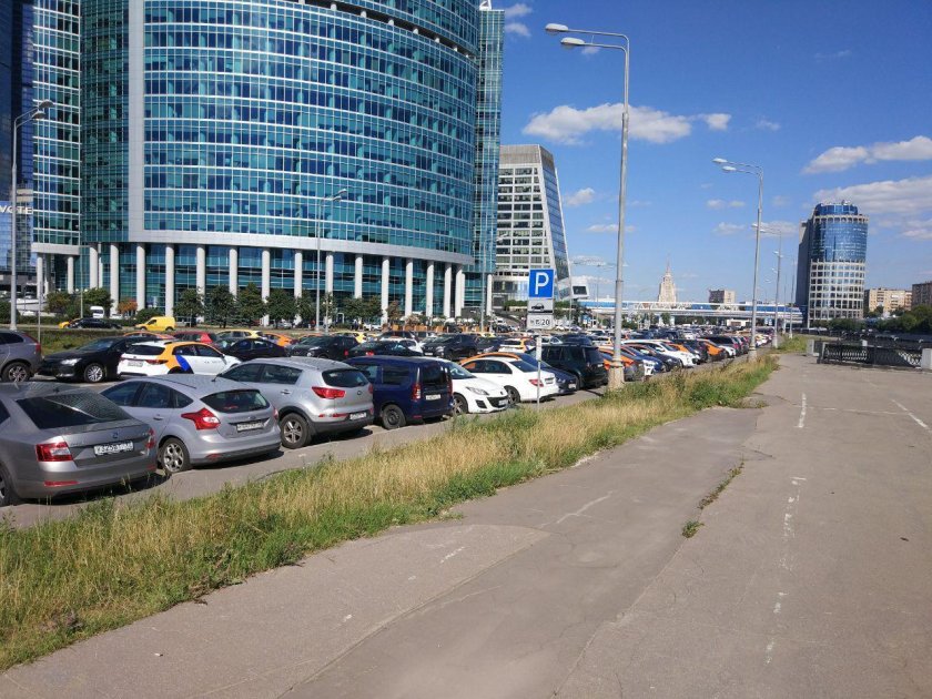 Парковка Москва Сити
