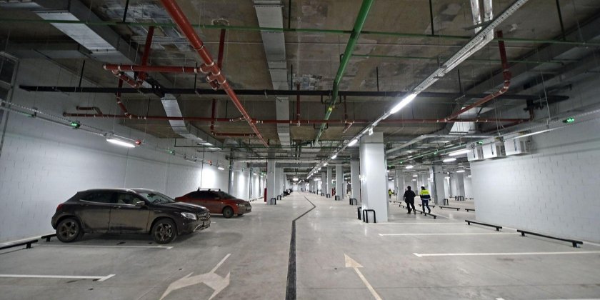 Подземная парковка Москва Сити