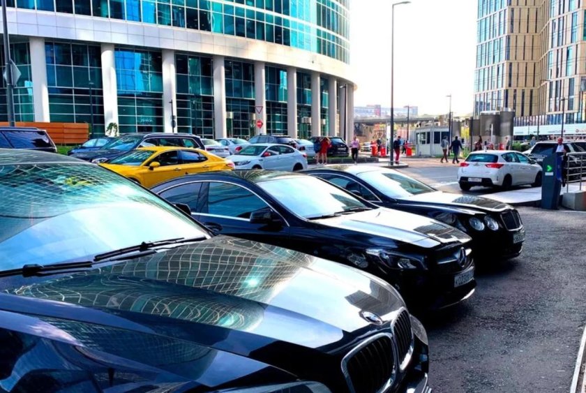 Парковка Москоу Сити