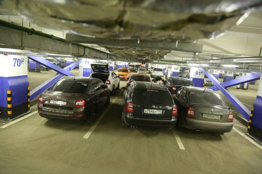 Подземный паркинг Вегас Крокус Сити