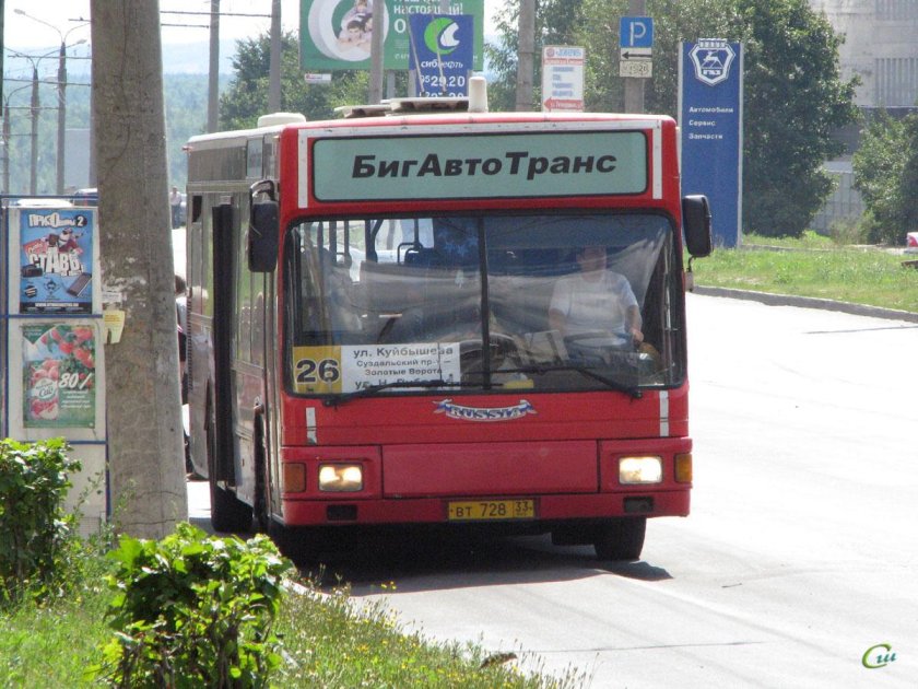 Автобусы ман НЛ 202 Владимир
