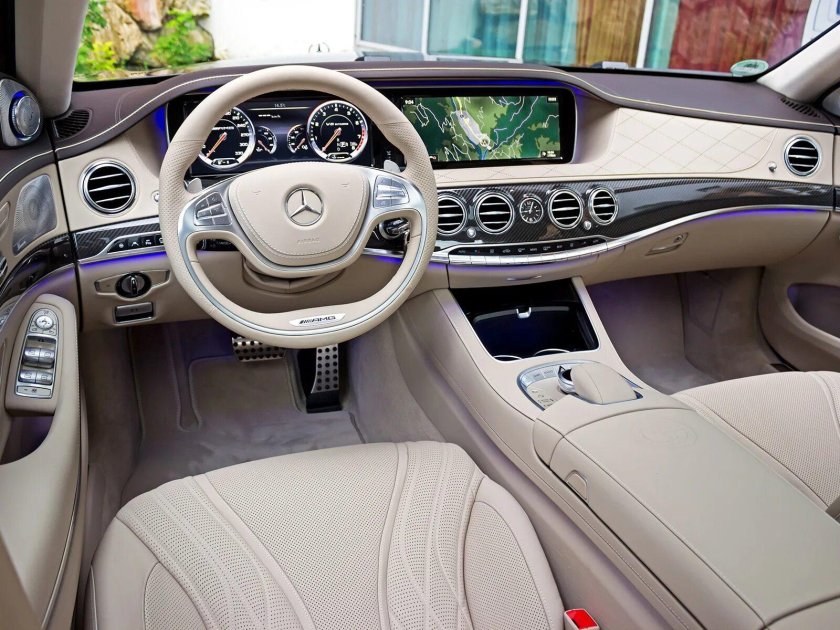 Мерседес 222 АМГ салон