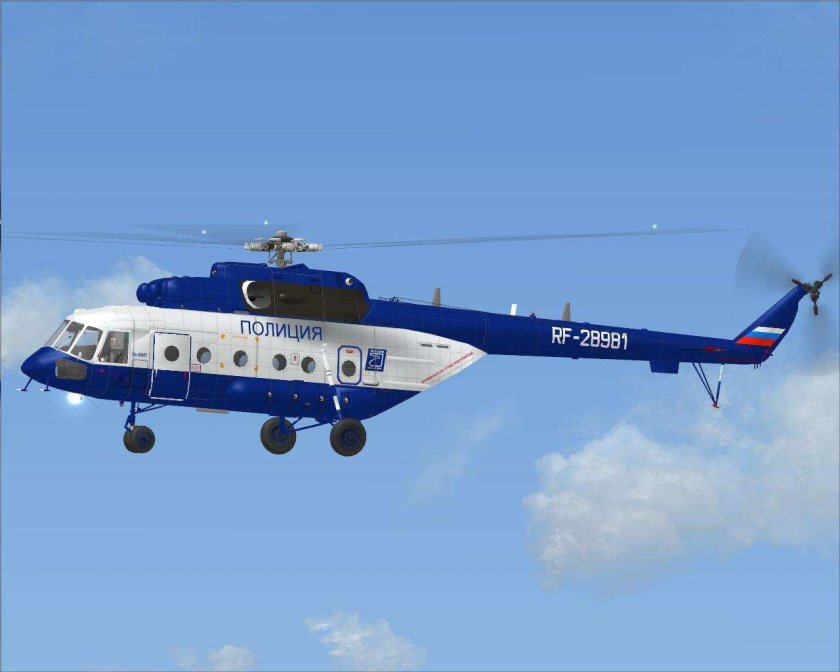 Полицейский вертолет ми 8