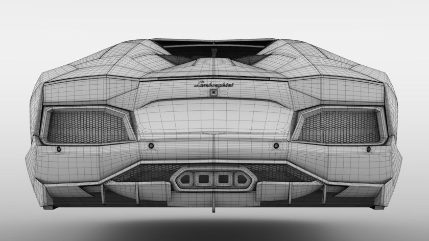 Чертёж Ламборгини Хуракан