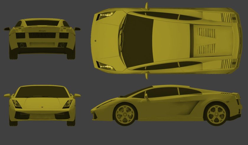 Lamborghini Murcielago Blueprint