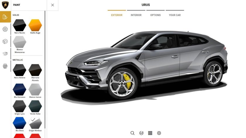 Ламборгини Урус чертеж