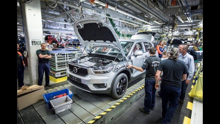 Завод Вольво в Гетеборге