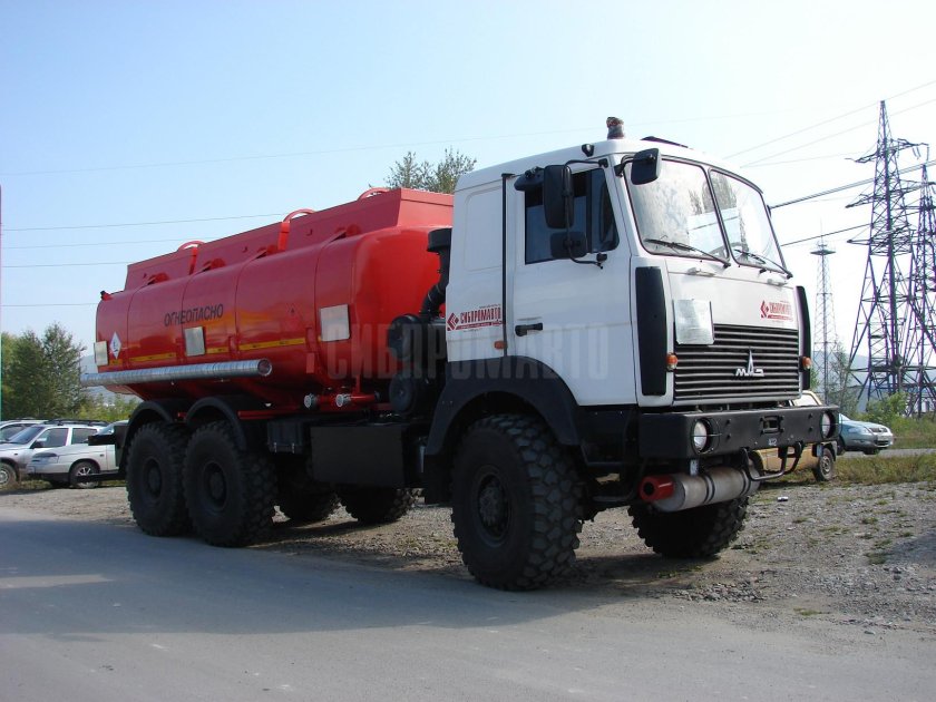 Автотопливозаправщик АТЗ-17 на шасси МАЗ 6317f9