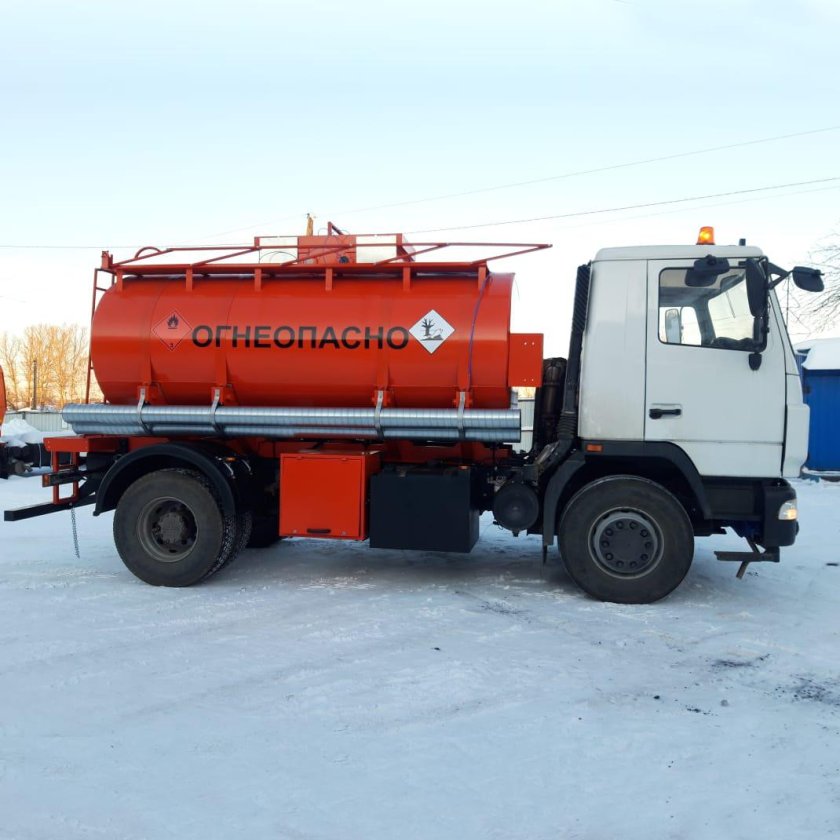 Автотопливозаправщик АТЗ-13 (11 куб) на шасси МАЗ-5340с2-585-013 (4х2) фото