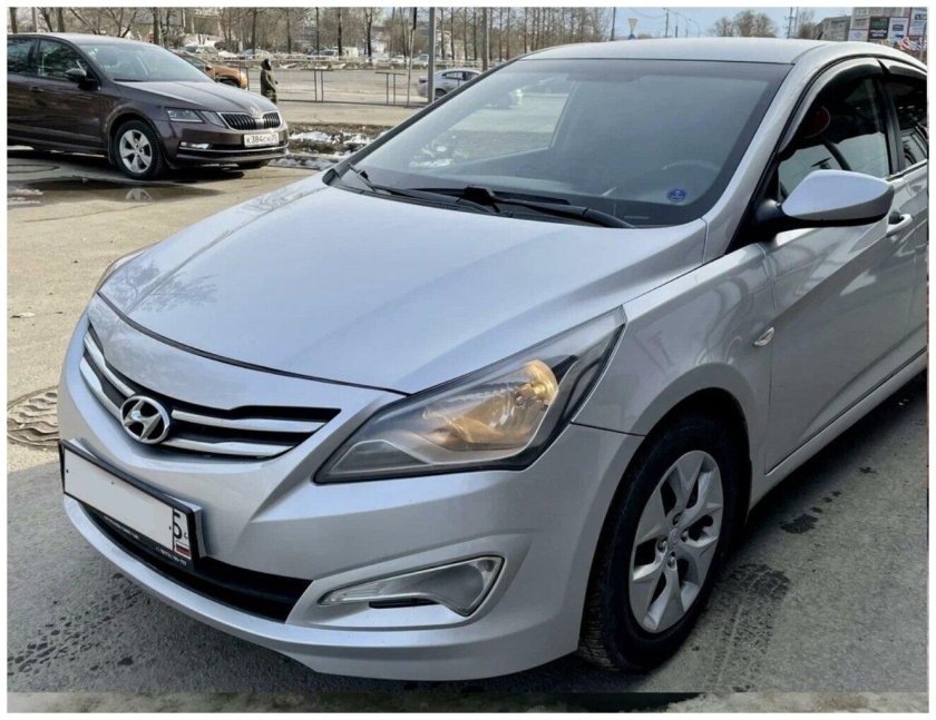 Hyundai Solaris 11 RHM - sleek Silver Metallic