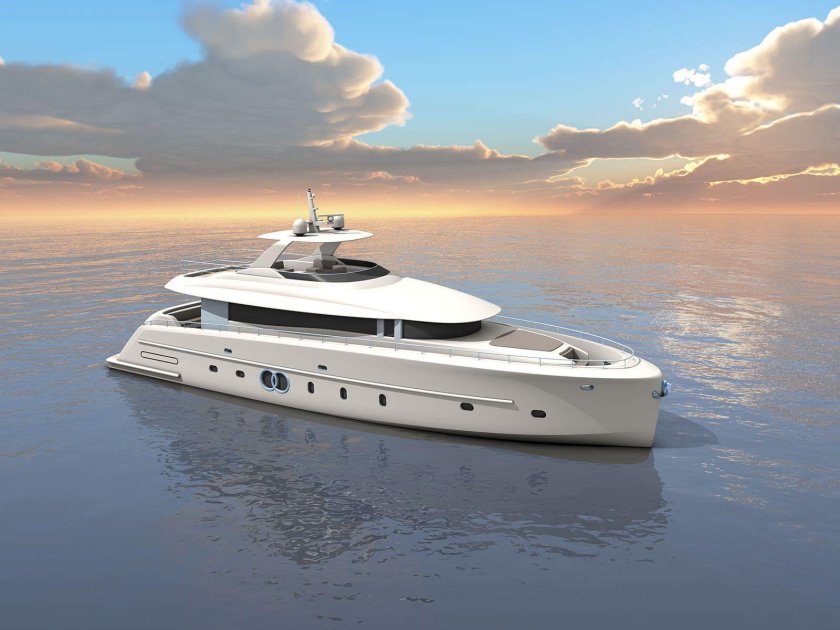 Небольшая яхта