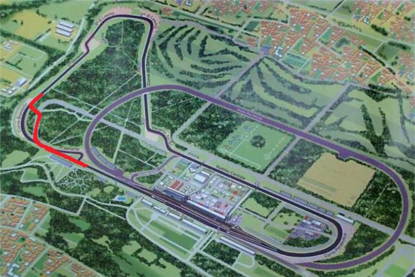 Монца ф1 трасса