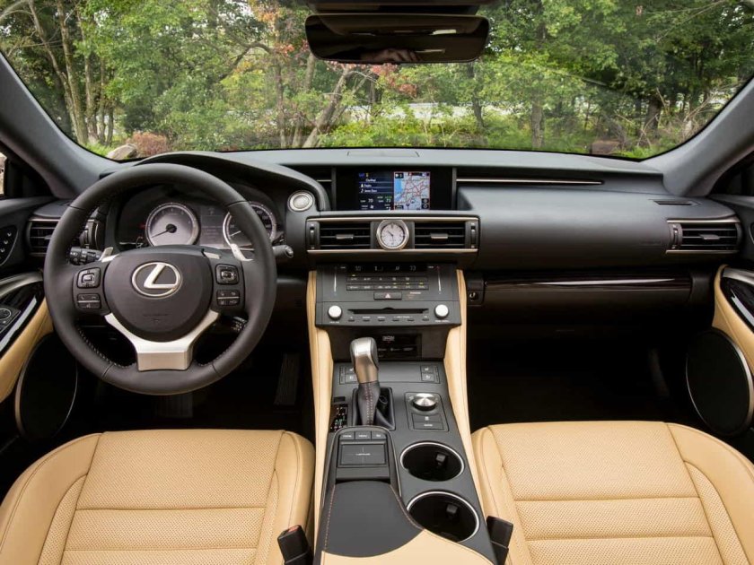 Lexus rc350 салон