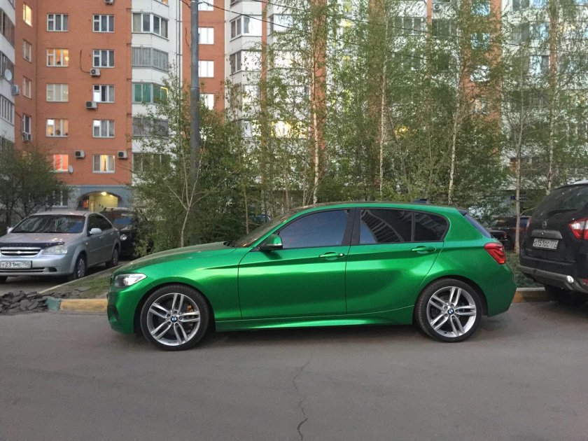 BMW f20 в пленке