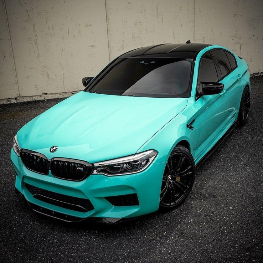 M5 f90 бирюзовая