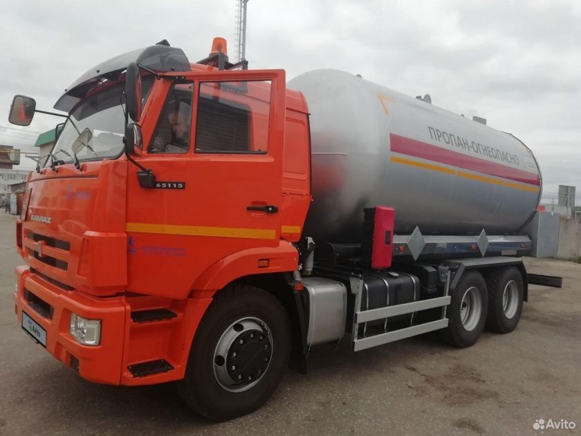 Газовоз КАМАЗ 20 кубов