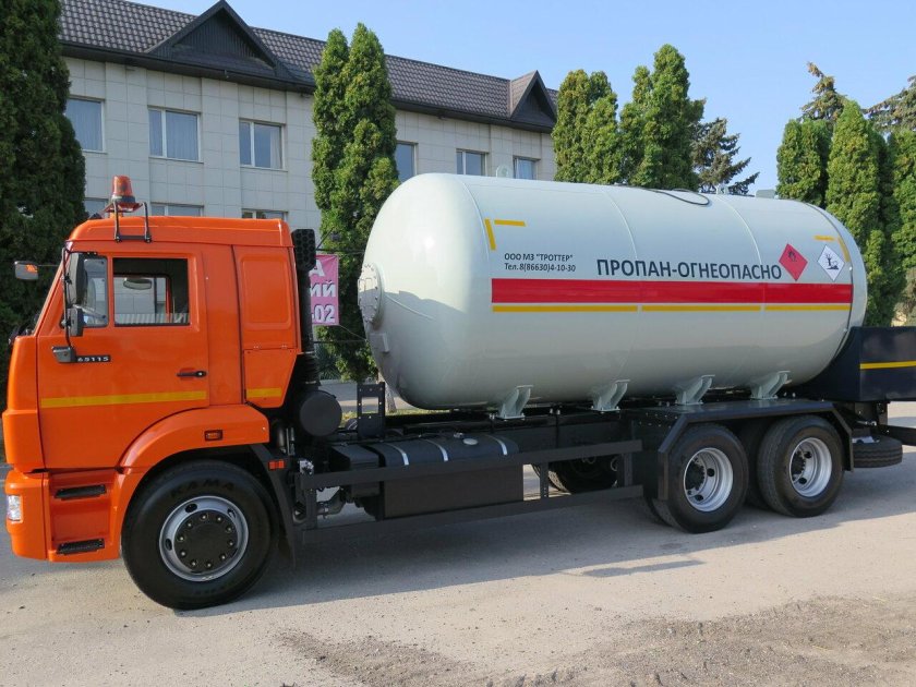 КАМАЗ 65115 газовоз