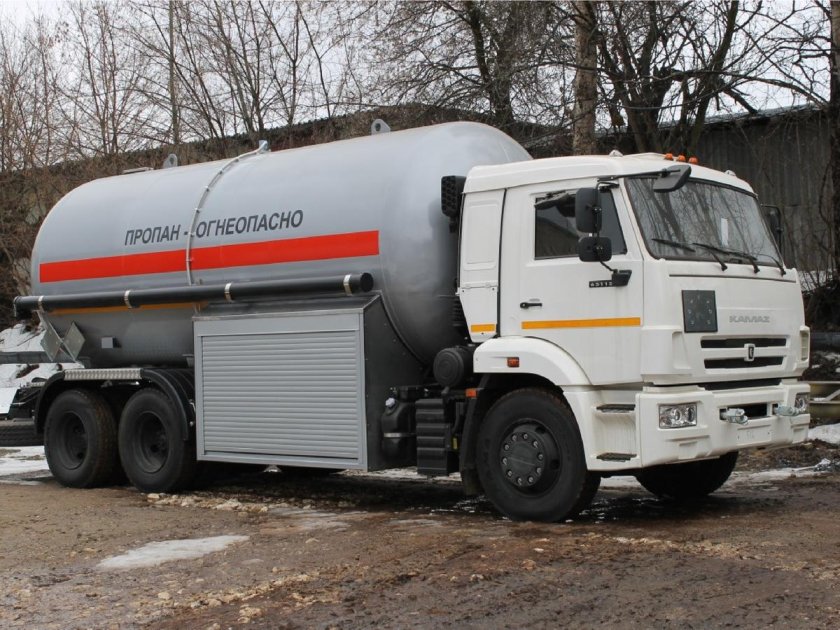 КАМАЗ 65115 газовоз