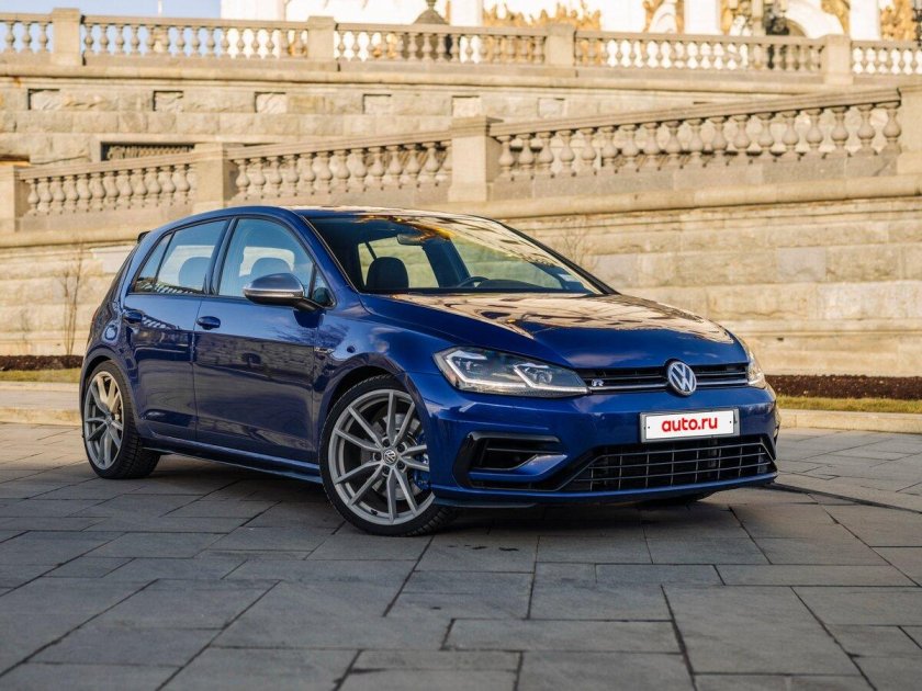 Фольксваген гольф синий