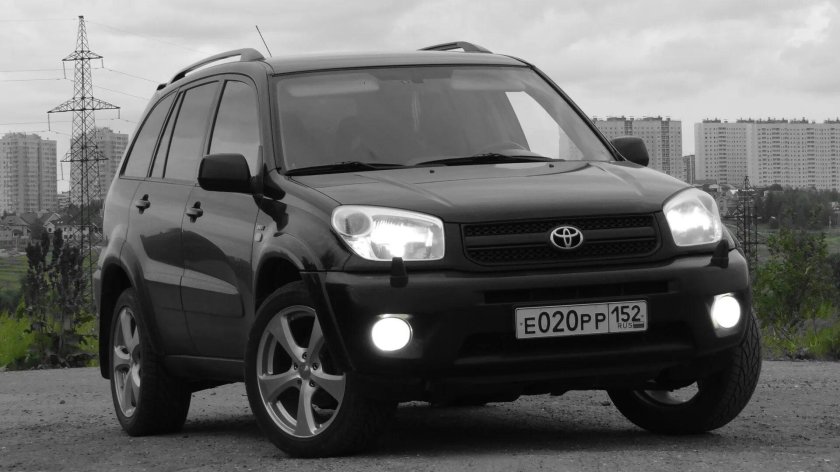 Тойота рав 4 2005 черный