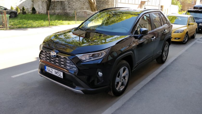 Тойота рав 4 черная