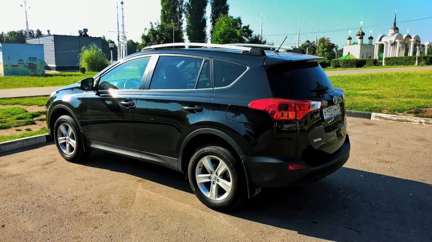 Тойота рав 4 черная