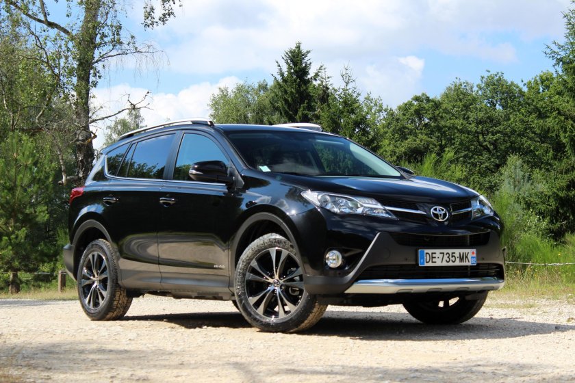 Тойота рав 4 черная