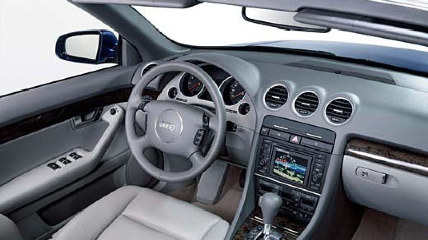 Ауди а4 кабриолет салон