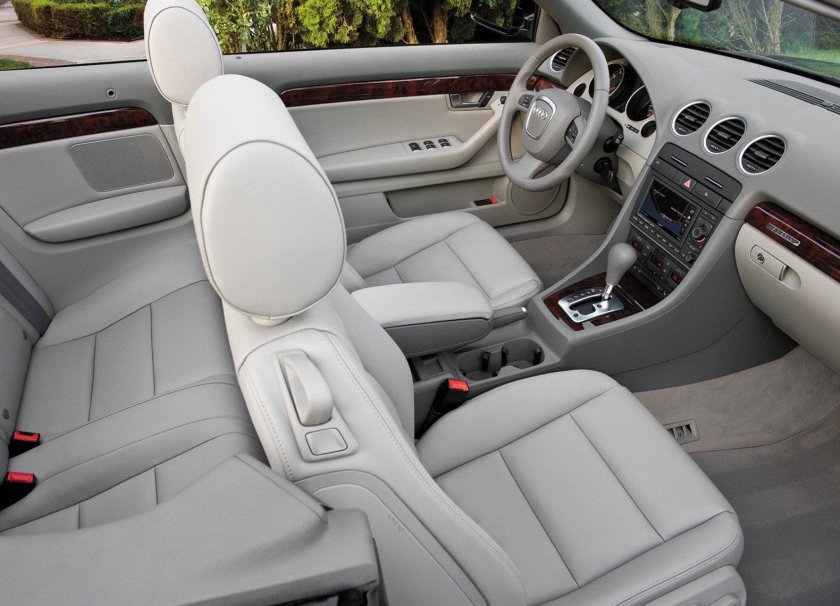 Ауди а4 кабриолет салон