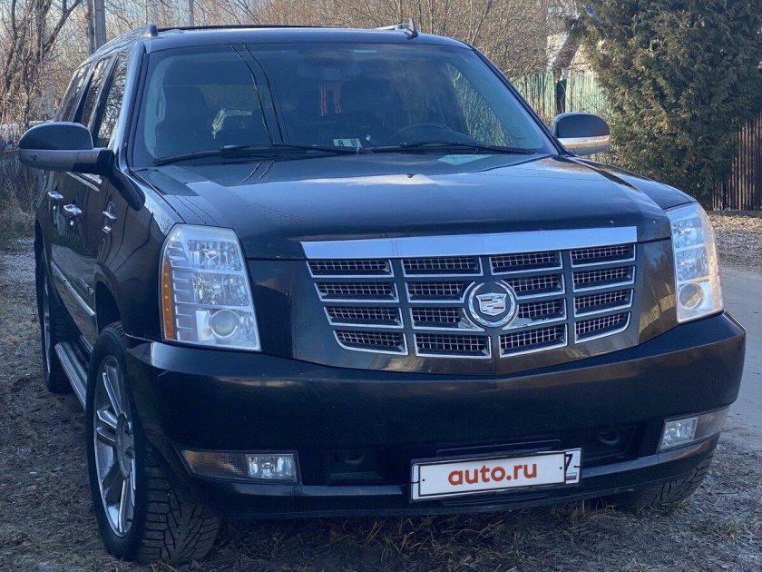 Кадиллак эскалейд 2008 черный